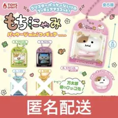 もちにゃみパッケージminiフィギュアマスコット パジャマ クローバー れんたん