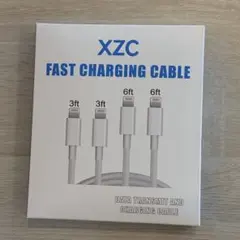 ライトニングケーブル 2m×2本、1m×2本セット