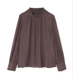 カッセンシャーリングネックブラウス NATURAL BEAUTY BASIC