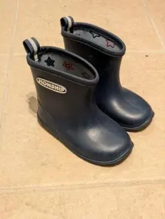 MONSHIP ネイビー レインブーツ 15.0cm