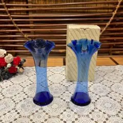 未使用 花瓶 フラワーベース セット インテリア アンティーク 当時物 スペイン