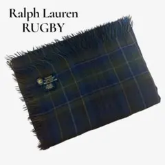 RalphLauren RUGBY ウール マフラー ストール チェック メンズ