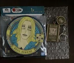 ONE PIECE ホーキンス　ウッドストラップ　ラバーコースター