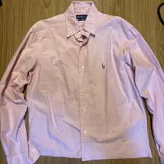 Ralph Lauren ピンク 長袖シャツ M