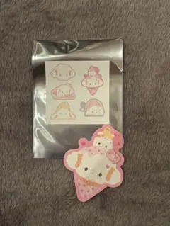 Sanrio こぎみゅん ダイカットミニステッカー アイス