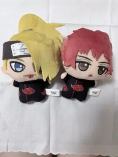 NARUTO 暁 ぬいぐるみ デイダラ サソリ 2点セットのサムネイル