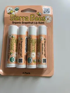 Sierra Bees オーガニック　リップクリーム　グレープフルーツ　4本のサムネイル