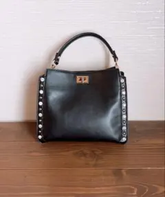 未使用✨美品【DIANA BAGS】 ハンドバッグ &ショルダーバッグ 2way 美品 DIANA ダイアナ 2way レザー 切り替え ゼブラ ハンドバッグ