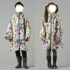 KiU　レインコート　ポンチョ　キャンプ　Lサイズ （130〜150）