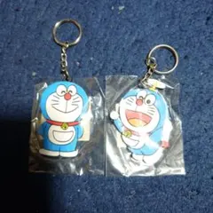 ドラえもん　ソフトキーホルダーセット、アニメ、レトロ、ラバーストラップ、まとめ