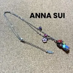 ♡ ANNA SUI トイプードル ネックレス ♡ ブラウン - メルカリ