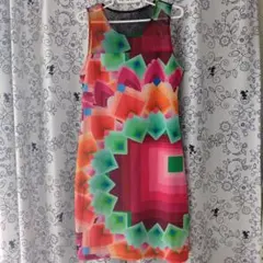 Desigual カラフルドレス Lサイズのサムネイル
