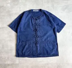 極美品 ズッカ 23SS シャンブレーシャツ チャイナボタン 洗える 極美品 ズッカ 23SS シャンブレーシャツ チャイナボタン 洗える - メルカリ