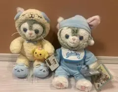 新品未使用】2026干支ミッキー&ミニーとプー指人形つきぬいぐるみ3点