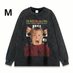ホーム・アローン 映画 ヴィンテージ加工 長袖Tシャツ ロンT M