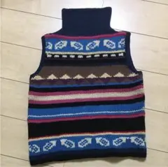 値下げセール‼︎可愛いフォーシーズンズ 手編みざっくりベスト