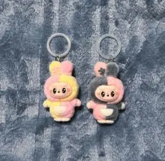 labubu めじるしアクセサリー 2個セット フィギュア チャーム