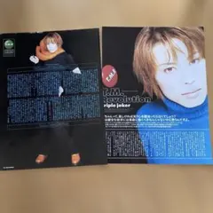 未使用美品 希少　西川貴教T.M.revorution 雑誌切り抜き　デビュー期