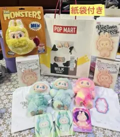 POPMART ラブブ3体とエビフライポーチセット