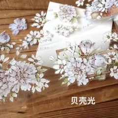 海外マステ PET 花 装飾 切り売り マスキングテープ - メルカリ