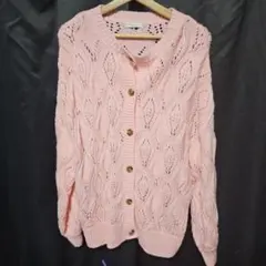 earth music&ecology ピンク カーディガン