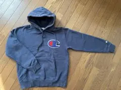 Champion ネイビー パーカー Lサイズ　小さめ