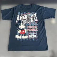 ディズニーストア ミッキーマウス Tシャツ ダークブルー