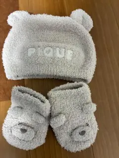 ジェラートピケ帽子と靴下