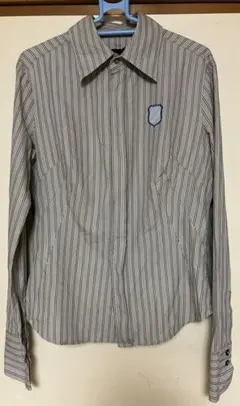 DIESEL レディースストライプシャツ Ｍサイズ