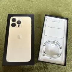 Apple iPhone 13 Pro ゴールド　空箱と付属品