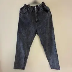 WEGO ケミカルウォッシュ ハイウエスト デニムパンツ L
