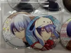 青柳冬弥 缶バッジ プロセカ サンリオ セット グリ缶