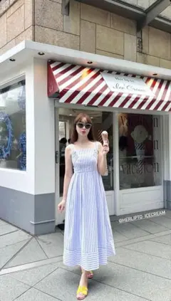 Herlipto Multi-Way BackRibbonStripeDressのサムネイル
