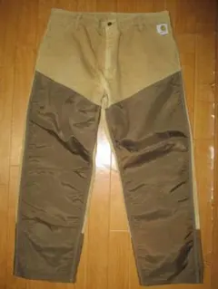 USA製　CARHARTT　カーハート　ダック地　ダブルニー　パンツ　３８ｘ３０