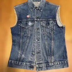 リーバイス80s90sアメリカ製カットオフデニムベストindependent