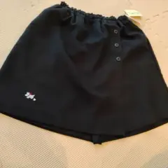 小学校受験　ボタン付きスカート風キュロット