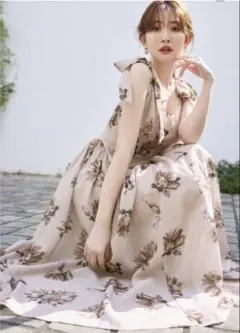 Herlipto Lauris Chiffon Long Dress - メルカリ