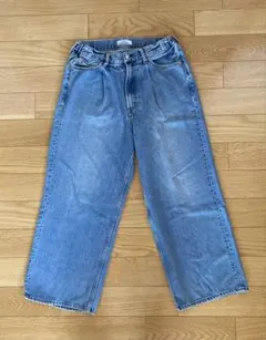 RAGEBLUE デニムパンツ ワイドパンツ ライトブルー　Mサイズのサムネイル