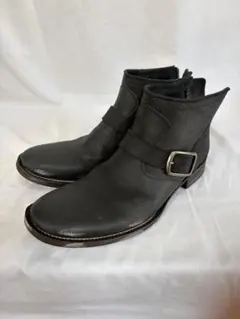 Y2K grunge お兄系 leather boots 26cm - メルカリ