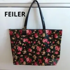 【タグ付き未使用】FEILER フェイラー トートバッグ 花柄（訳あり）