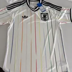 adidas サッカー日本代表 ユニフォーム 上下セット L アウェイ 白 