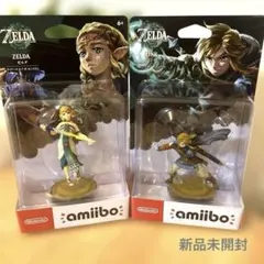 【新品未開封】amiibo ゼルダ&リンク（ティアーズオブザキングダム）
