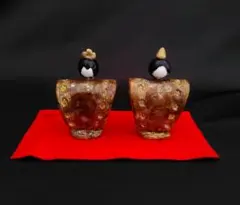 雛人形　陶器置物　高さ約10cm
