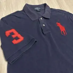 POLO RL ラルフローレン ポロシャツ ビッグポニー 色落ち感あり 送料込み