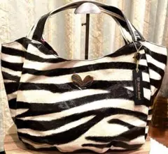 【新品☆未使用】シンクビー♡Think B！ゼブラ柄トートバッグのサムネイル