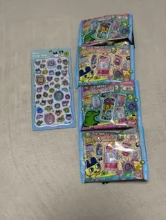 たまごっちたまごボーロっち4個& 【正規品】たまごっち プチドロップシールセット