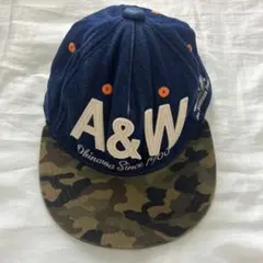 A&W 未使用】沖縄限定 キャップ 帽子 カモフラ柄 - メルカリ