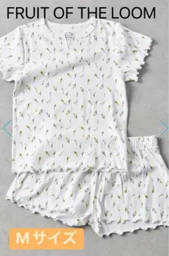 ⭐︎未使用品⭐︎ フルーツ オブ ザ ルーム　花柄ルームウェア パジャマ　Mサイズ