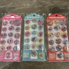 サンリオ Sanrio キティ 日焼け 正規品 カプセルポップシール 3セット