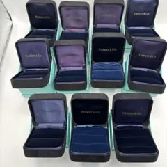 空き箱Tiffany & Co. ジュエリーケース 箱セットまとめ11個